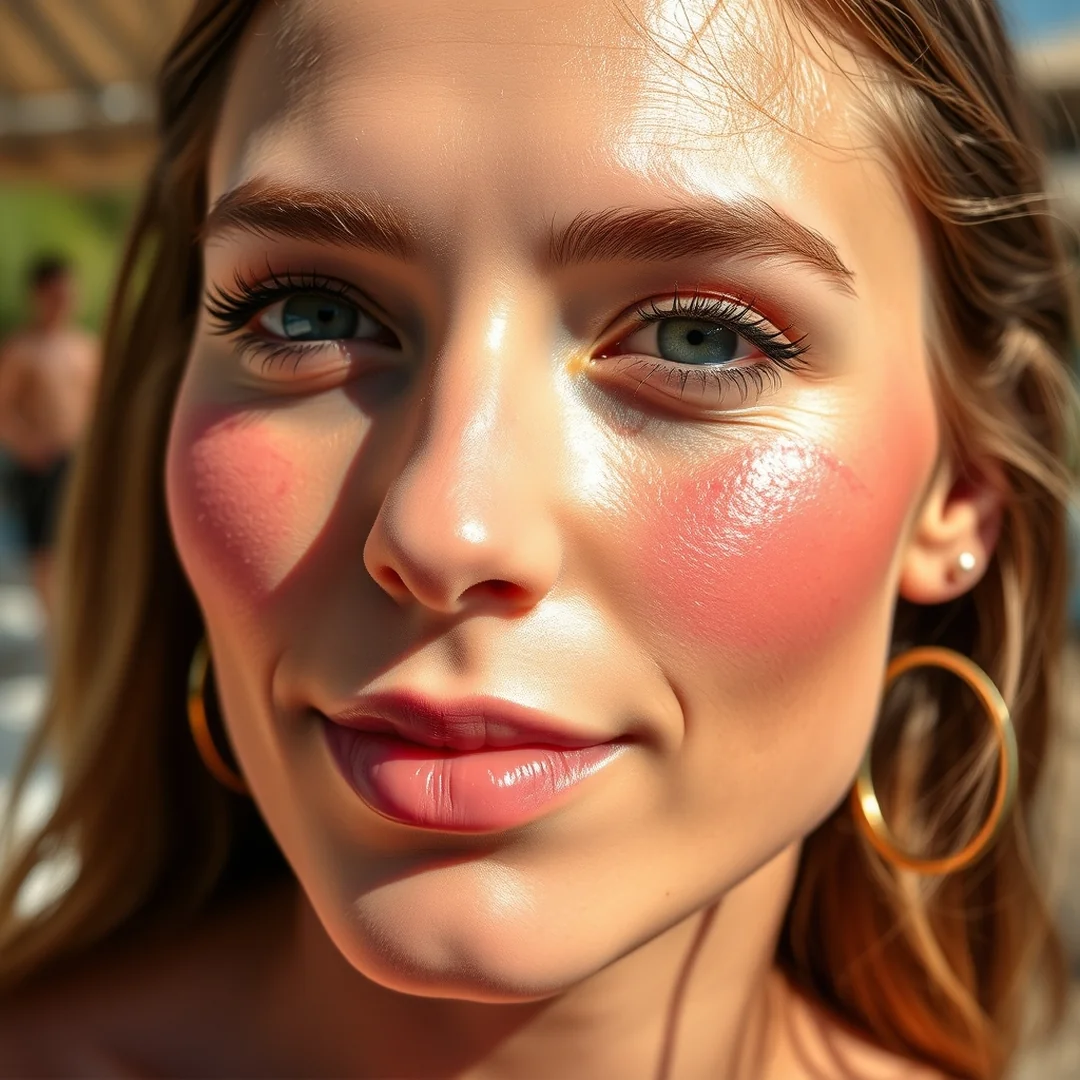 Dewy Sunburn Finish - 16 Pink Sunburn Blush Looks That Feel So Fresh
