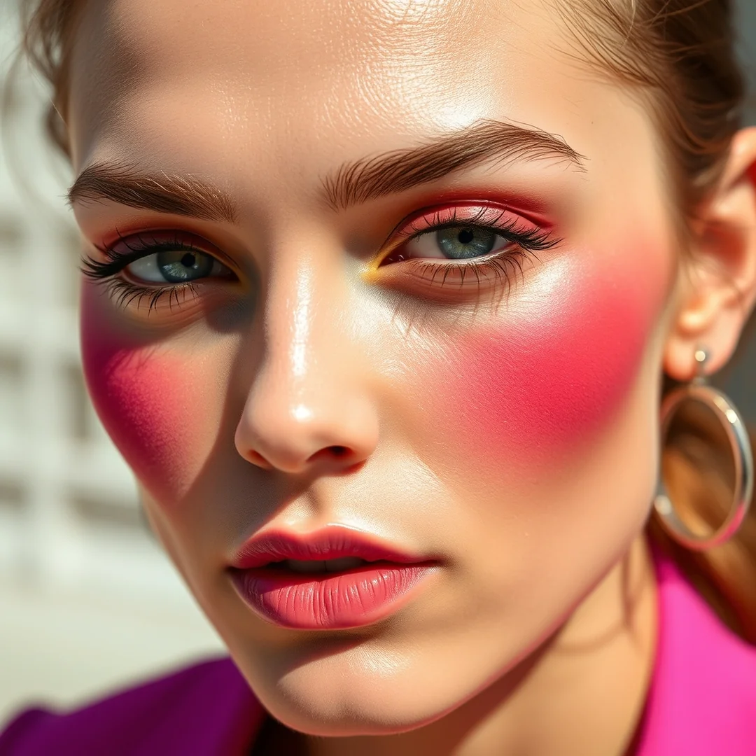 High-Intensity Sunburn Flush - 16 Pink Sunburn Blush Looks That Feel So Fresh