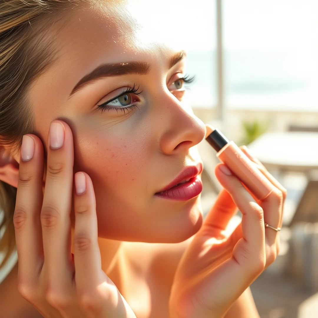 Lightweight tinted moisturizer - 17 Aussie Girl Makeup Looks for Effortless Summer Beauty