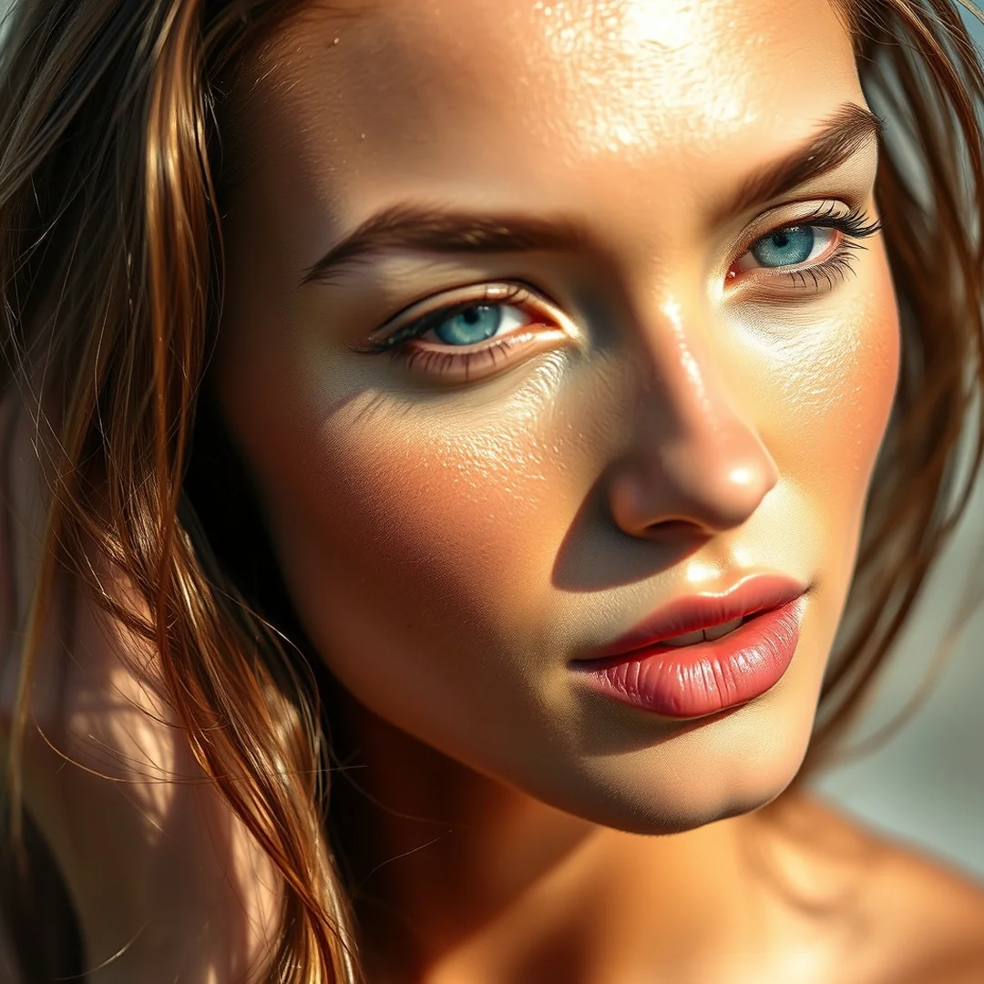 Coastal glow highlighter technique - 17 Aussie Girl Makeup Looks for Effortless Summer Beauty