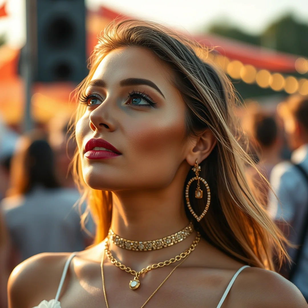Summer festival glamour - 17 Aussie Girl Makeup Looks for Effortless Summer Beauty