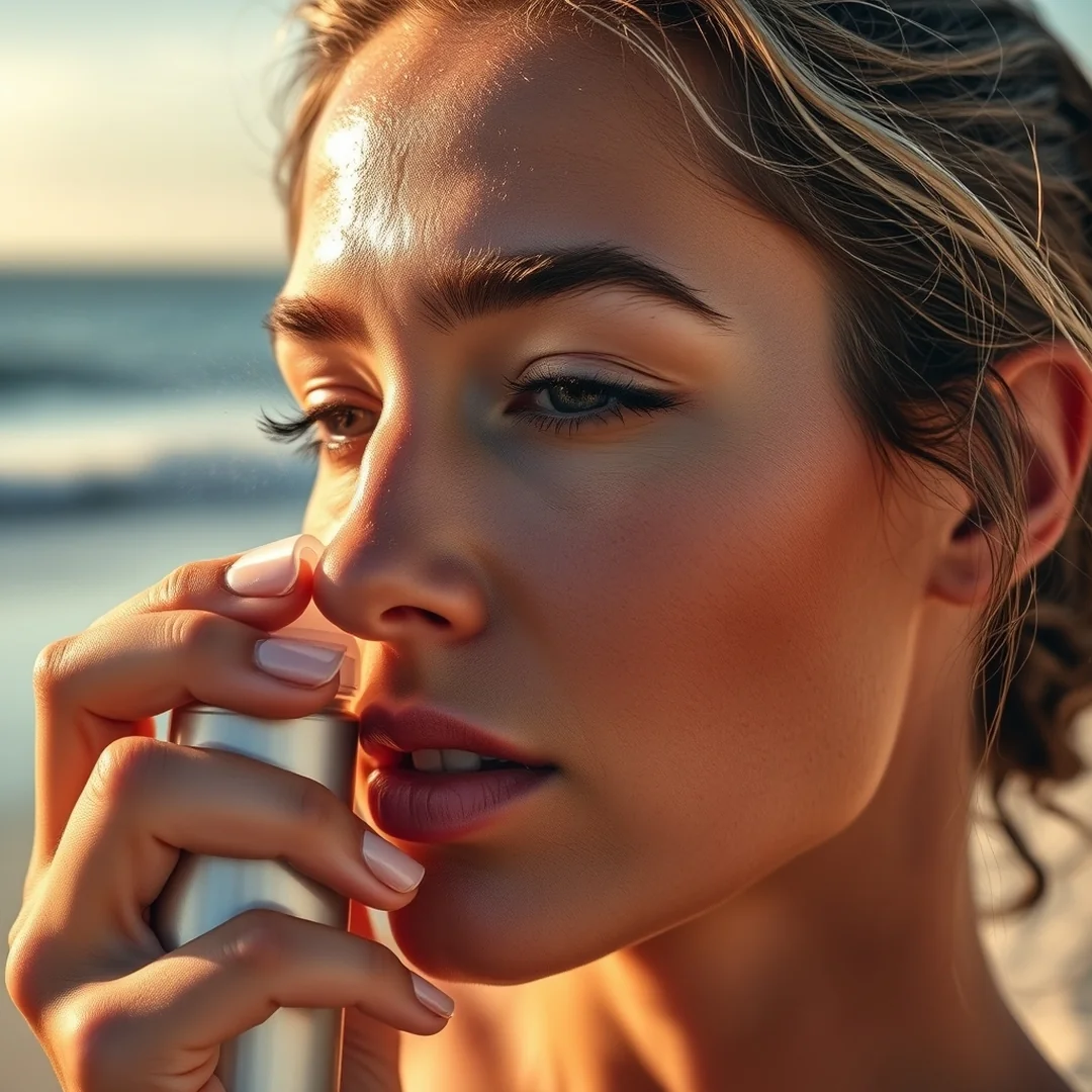 Sweat-proof setting spray - 17 Aussie Girl Makeup Looks for Effortless Summer Beauty