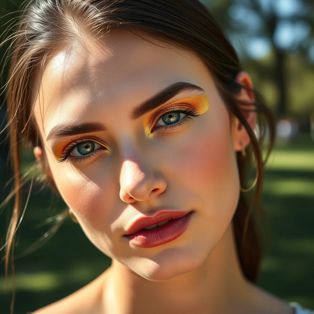 Golden Inner Corners - 17 Metallic Eyeshadow Looks to Try This Summer