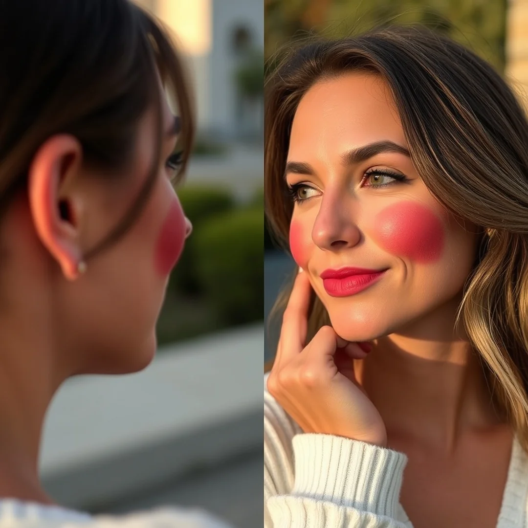Day to Night Red Blush - 17 Red Blush Makeup Looks for a Bold Summer Glow
