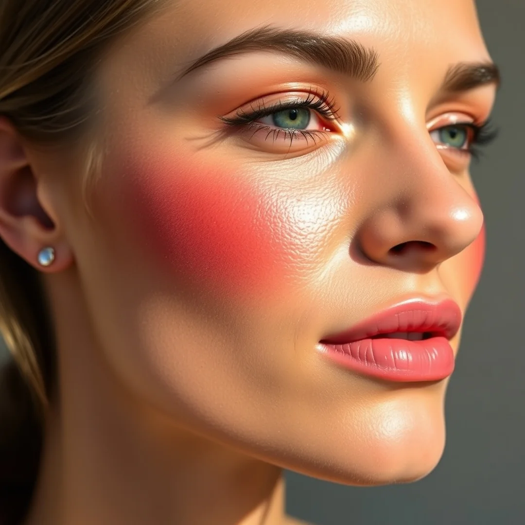 Red Blush for Olive Skin - 17 Red Blush Makeup Looks for a Bold Summer Glow