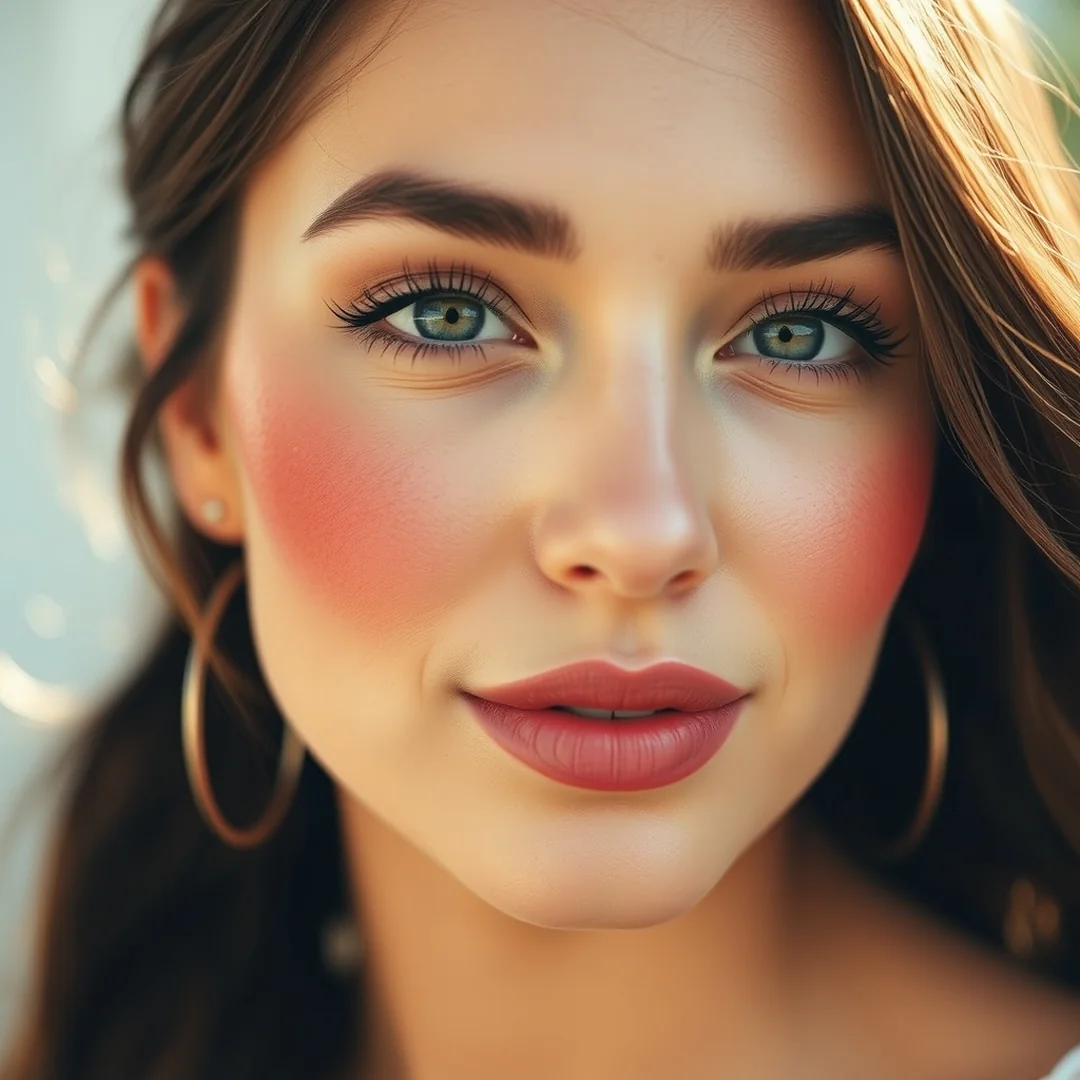 Soft Red Flush - 17 Red Blush Makeup Looks for a Bold Summer Glow