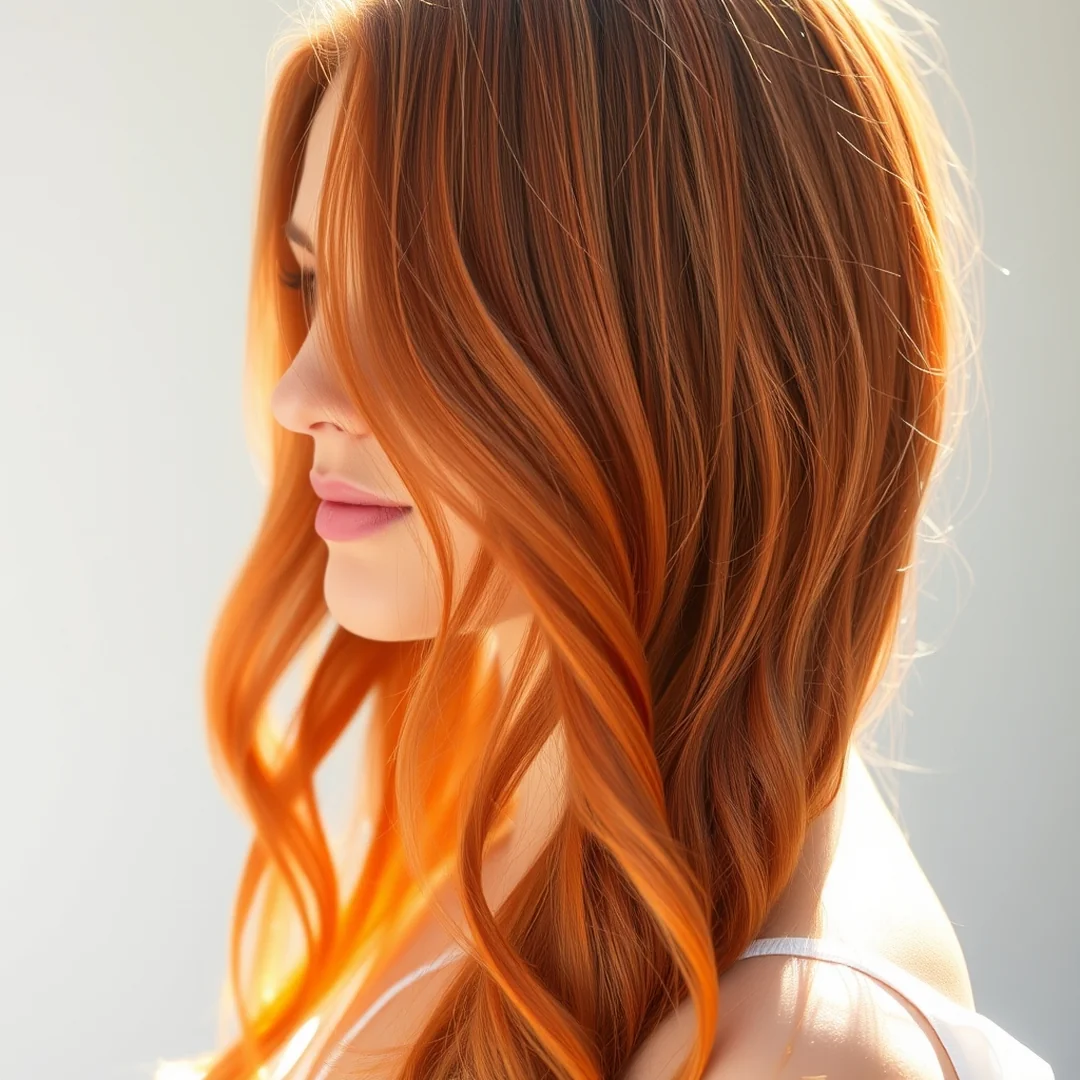 Copper Ribbon Highlights - 17 Summer Copper Hair Color Ideas 2026