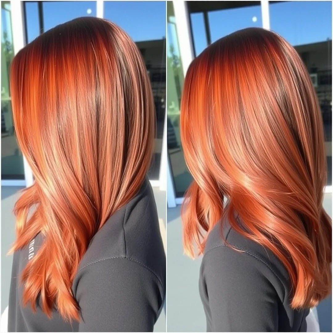 Glossy Copper Melt - 17 Summer Copper Hair Color Ideas 2026