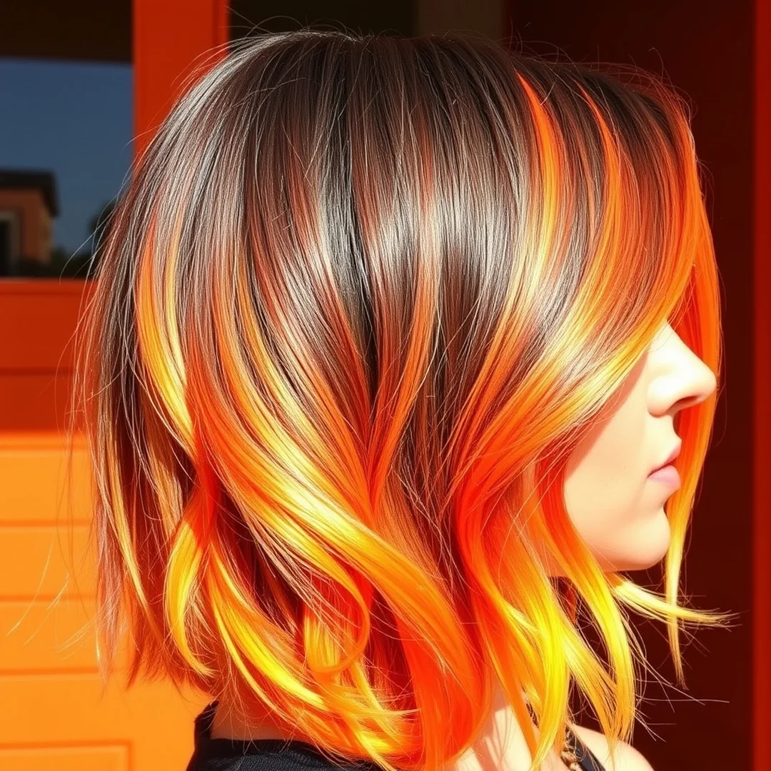 Neon Copper Accents - 17 Summer Copper Hair Color Ideas 2026