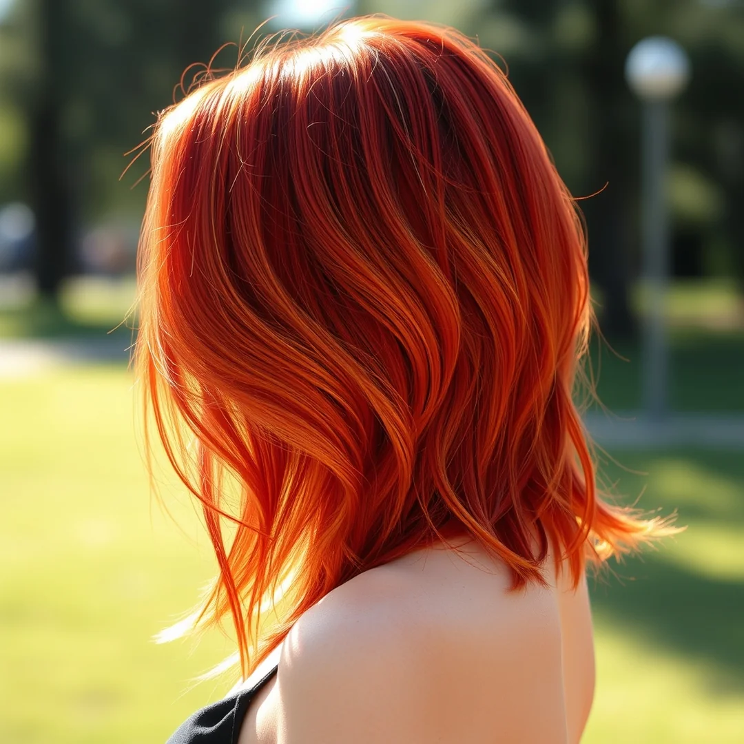 Vibrant Sunset Copper - 17 Summer Copper Hair Color Ideas 2026