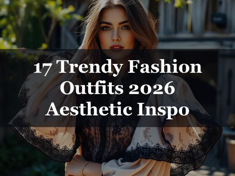 17 Trendy Fashion Outfits 2026 Aesthetic Inspo - 17 Trendy Fashion Outfits 2026 Aesthetic Inspo