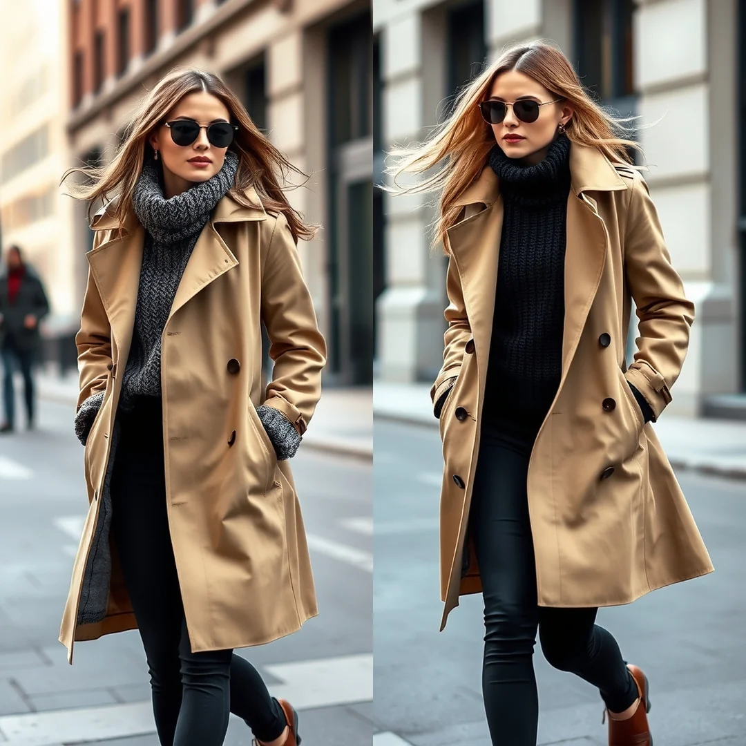 Layered Trench Coat Outfits - 17 Trendy Fashion Outfits 2026 Aesthetic Inspo