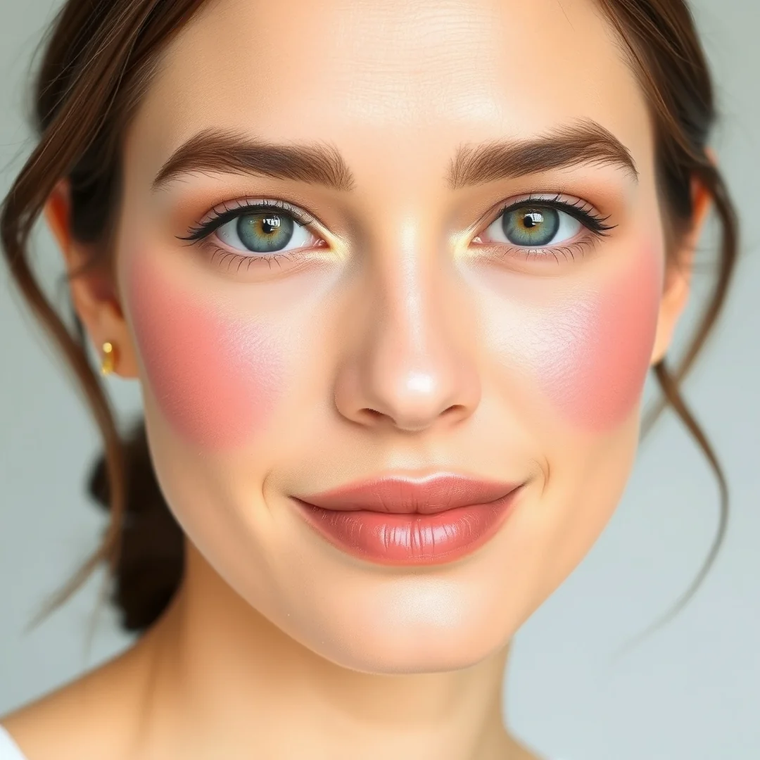 Placement for Round Cheeks - 17 Watercolor Blush Ideas for a Fresh Summer Flush