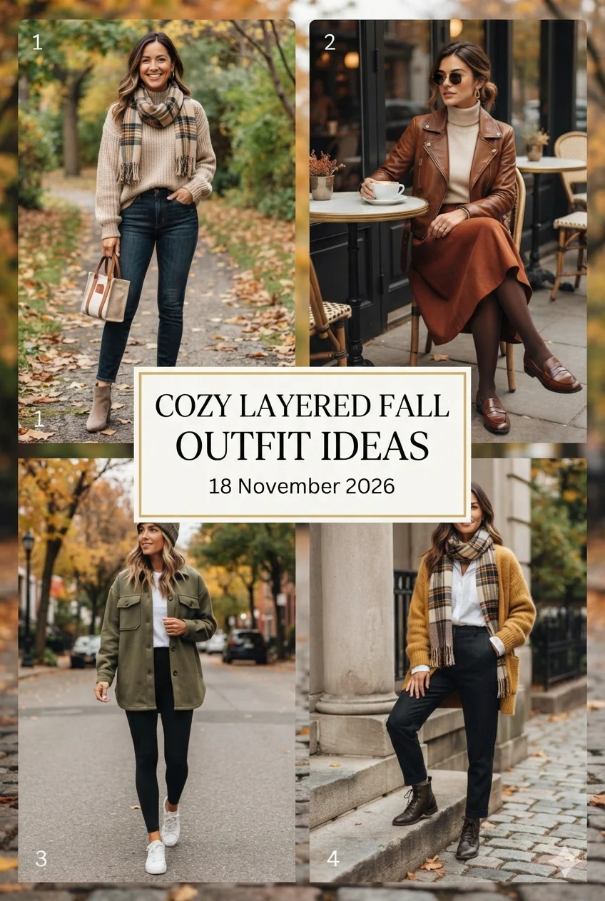 18 November 2026 Cozy Layered Fall Outfit Ideas