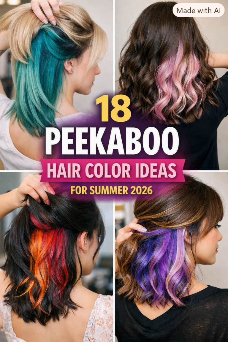 18 Peekaboo Hair Color Ideas for Summer 2026