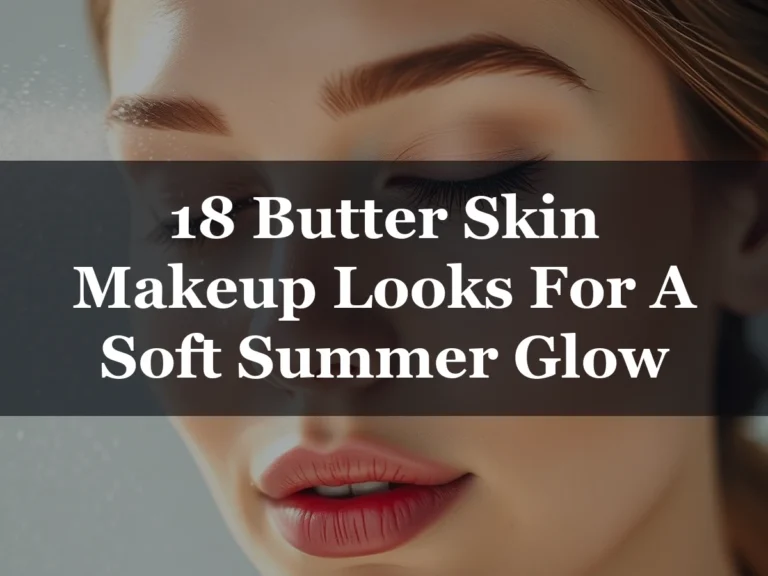 18 Butter Skin Makeup Looks For A Soft Summer Glow - 18 Butter Skin Makeup Looks for a Soft Summer Glow