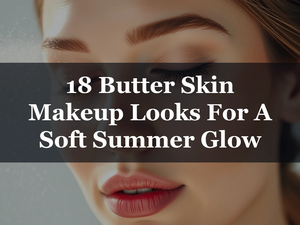 18 Butter Skin Makeup Looks For A Soft Summer Glow - 18 Butter Skin Makeup Looks for a Soft Summer Glow