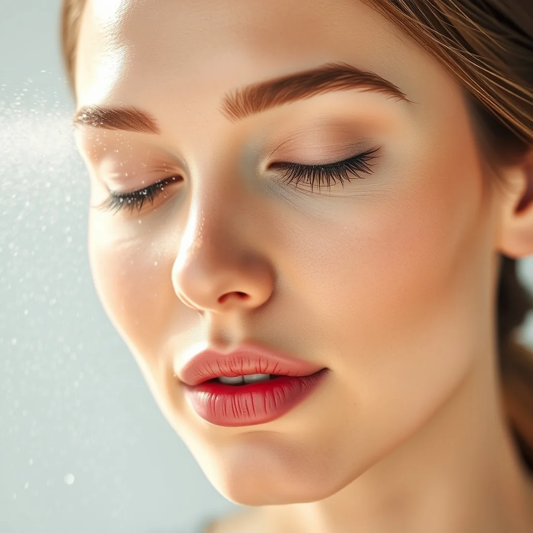 Setting Spray Technique - 18 Butter Skin Makeup Looks for a Soft Summer Glow