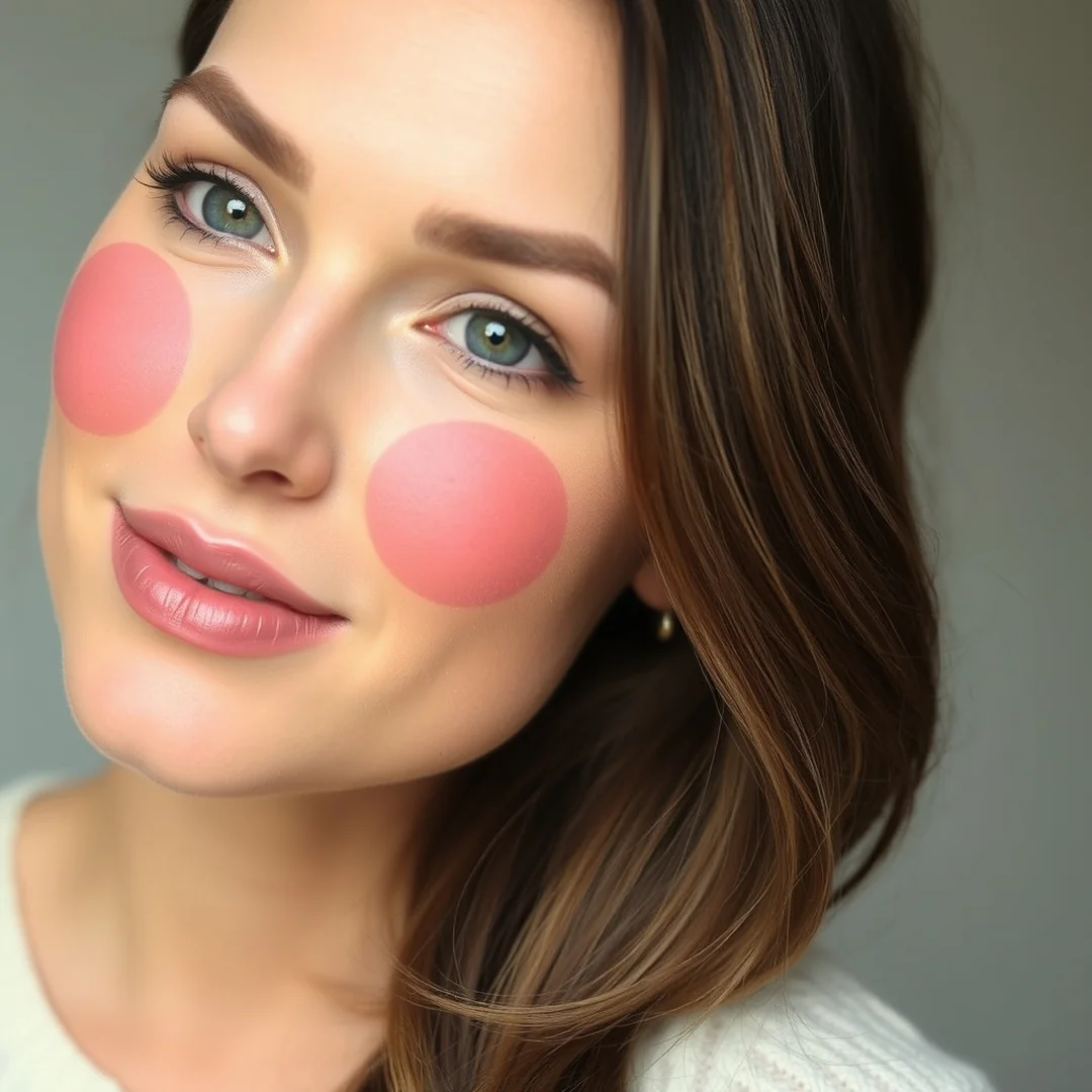 Square Face Softening - 18 Faux Flush Makeup Looks for a Naturally Rosy Look