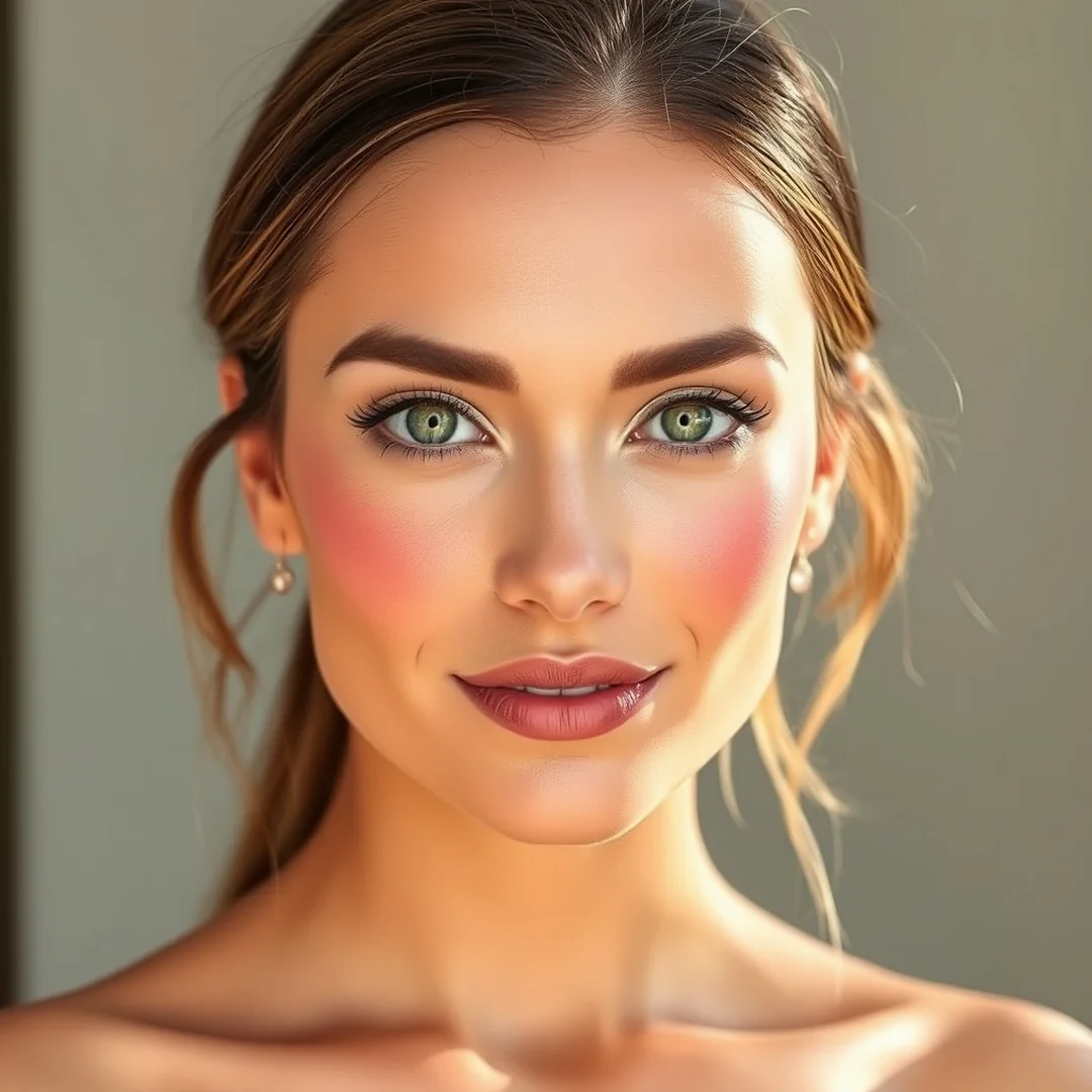 Strategic Cheekbone Draping - 18 Faux Flush Makeup Looks for a Naturally Rosy Look