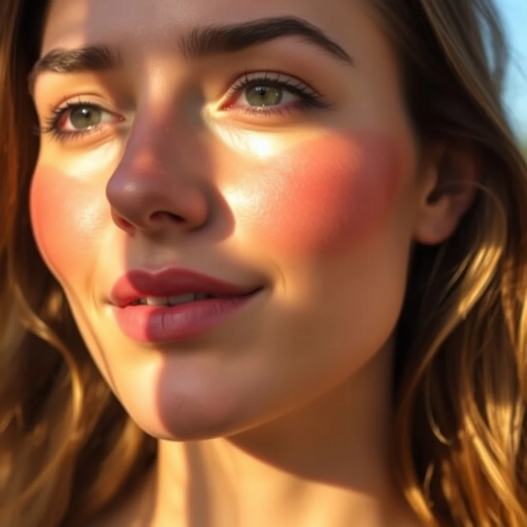 Sun Kissed Bridge - 18 Faux Flush Makeup Looks for a Naturally Rosy Look