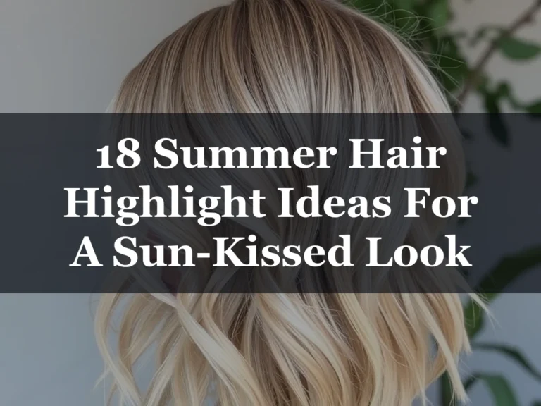 18 Summer Hair Highlight Ideas For A Sun-Kissed Look - 18 Summer Hair Highlight Ideas for a Sun-Kissed Look