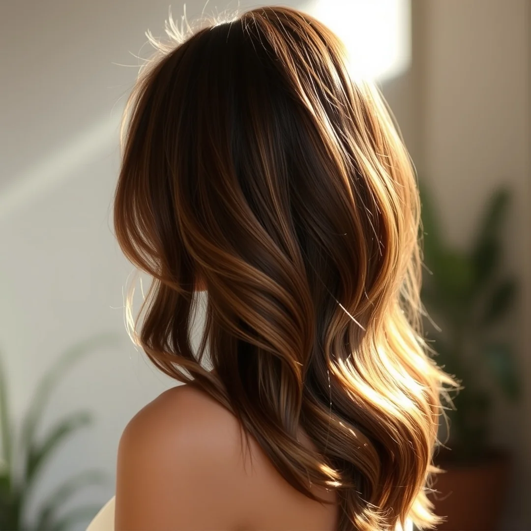 Natural Sun-Kissed Brunette - 18 Summer Hair Highlight Ideas for a Sun-Kissed Look