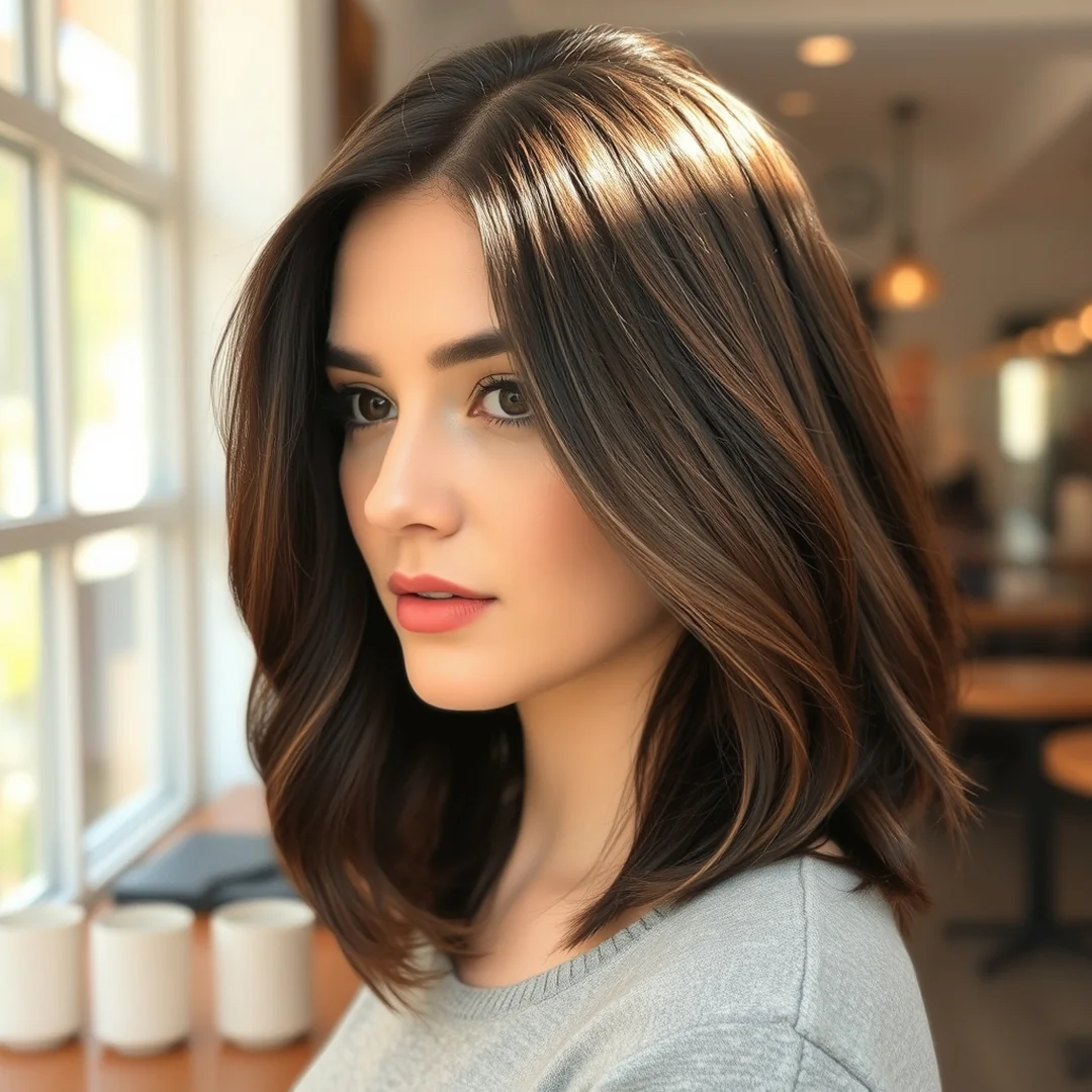 Face Framing Highlights - 18 Trendy Summer Brunette Hair Ideas 2026
