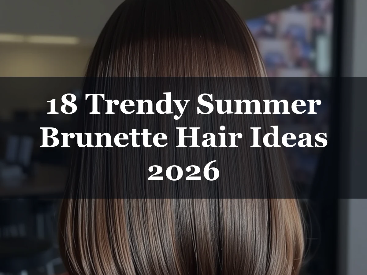 18 Trendy Summer Brunette Hair Ideas 2026 - 18 Trendy Summer Brunette Hair Ideas 2026