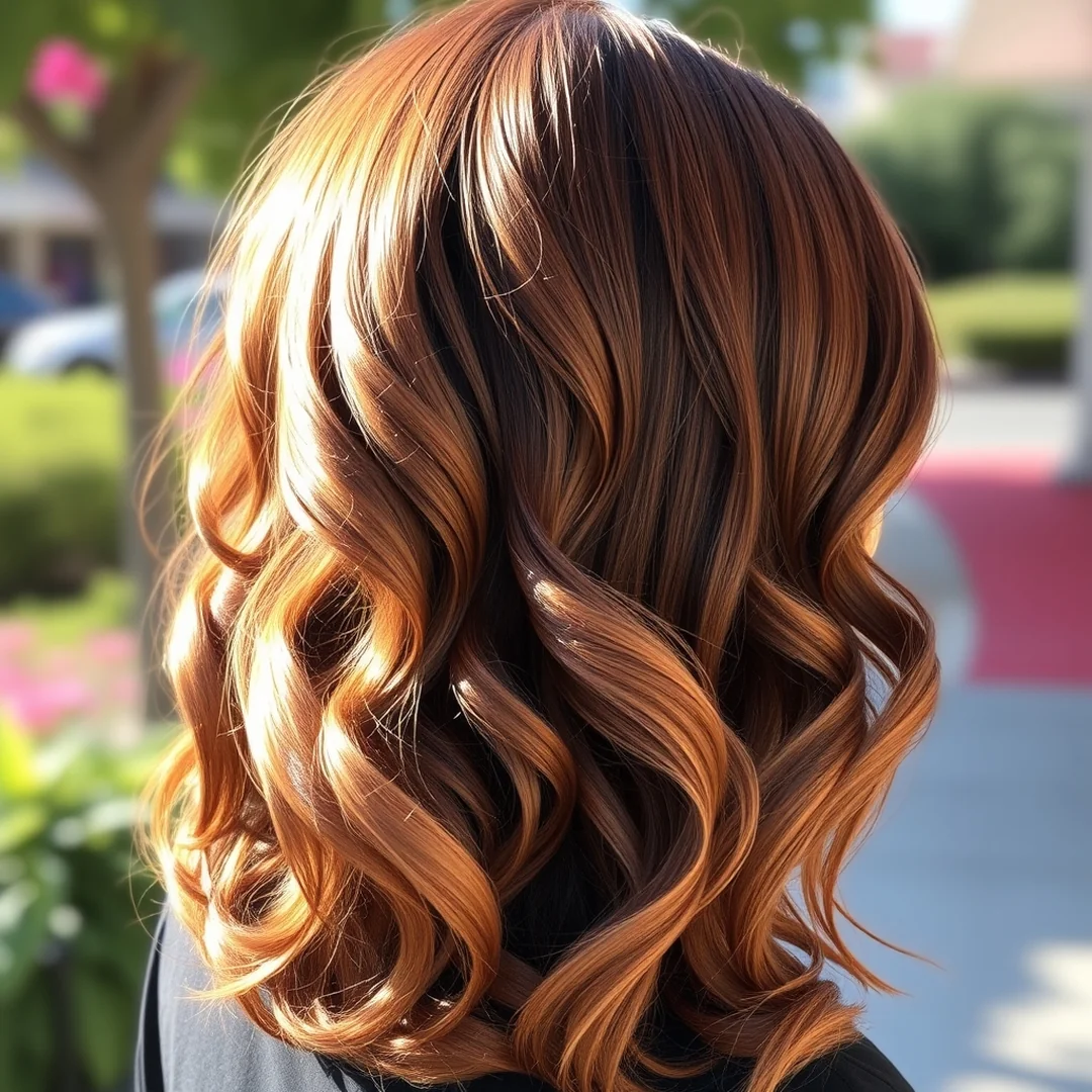 Glossy Chestnut Waves - 18 Trendy Summer Brunette Hair Ideas 2026