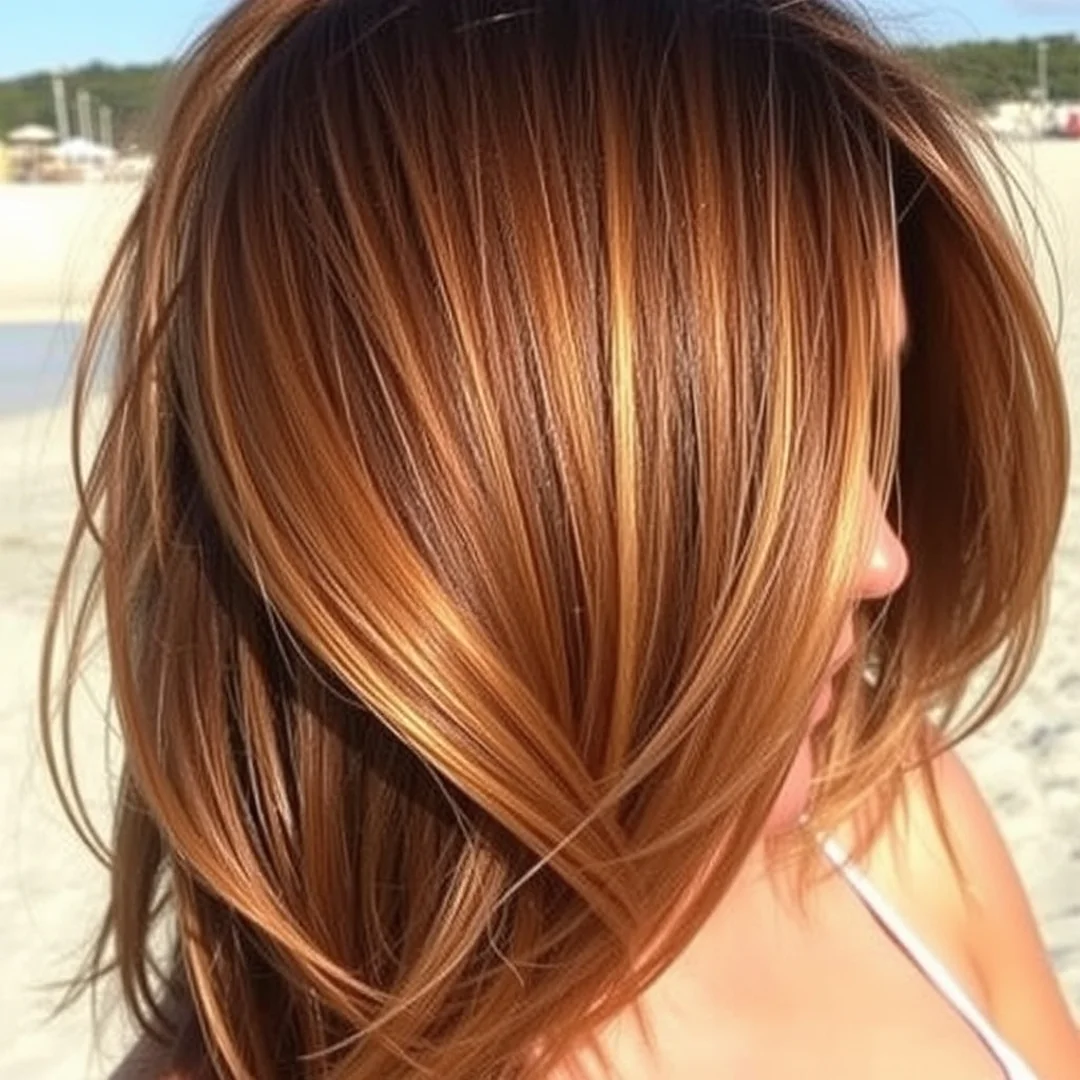 Golden Brown Highlights - 18 Trendy Summer Brunette Hair Ideas 2026