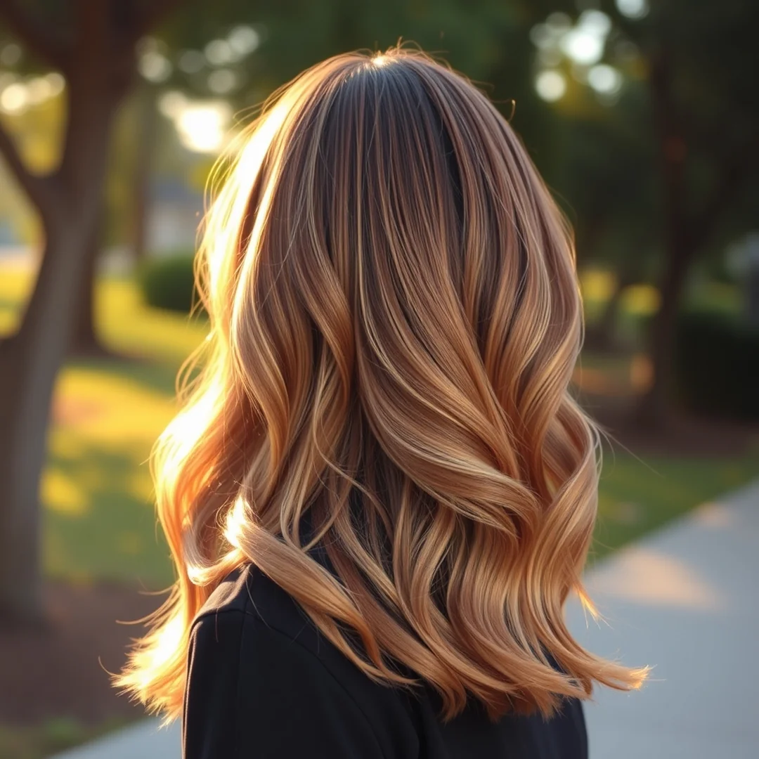 Warm Caramel Balayage - 18 Trendy Summer Brunette Hair Ideas 2026