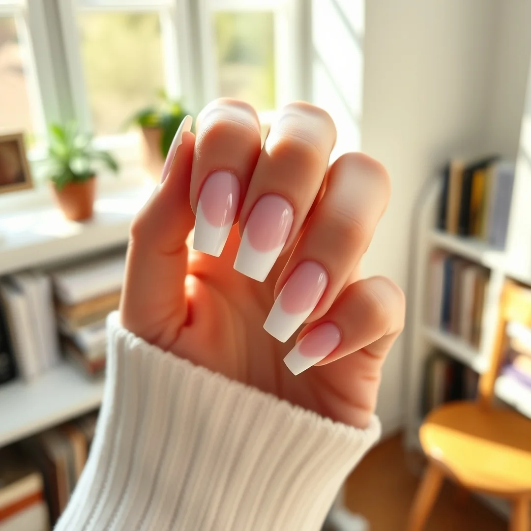 Soft French Tips - 20 Back to School Acrylic Nails 2026 That Stand Out