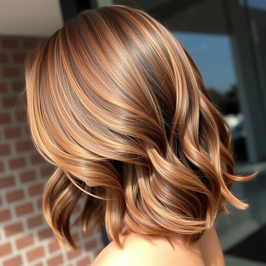 Cinnamon Caramel Ribbon - 20 Caramel Hair Color Ideas for Summer 2026