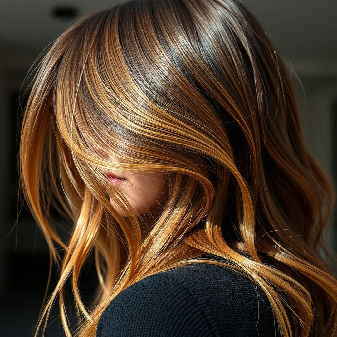 Dimensional Caramel Ribbons - 20 Caramel Hair Color Ideas for Summer 2026