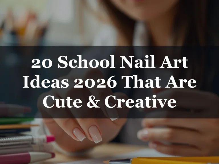 20 School Nail Art Ideas 2026 That Are Cute & Creative - 20 School Nail Art Ideas 2026 That Are Cute & Creative