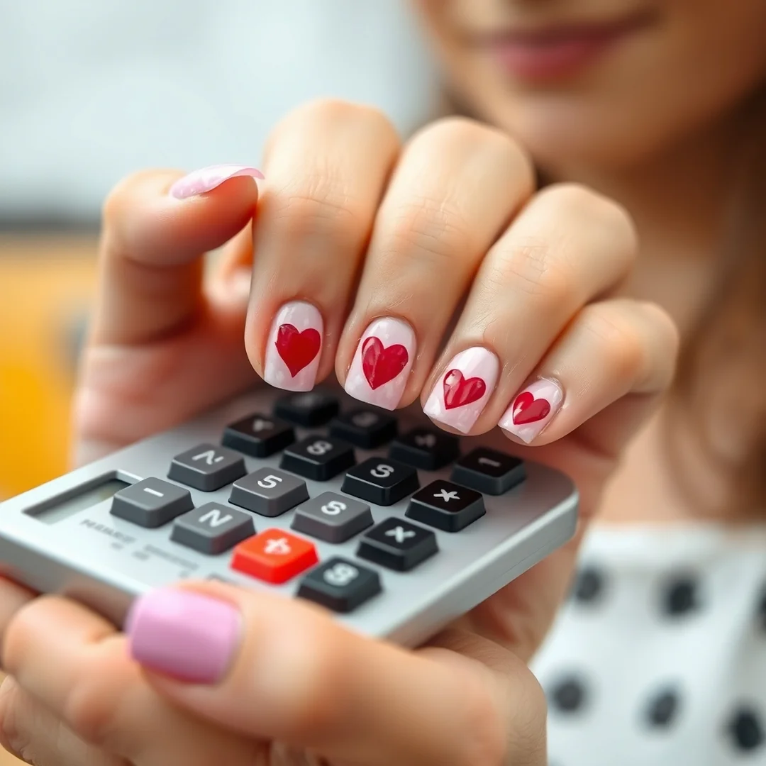 Heart Tip Details - 20 School Nail Art Ideas 2026 That Are Cute & Creative