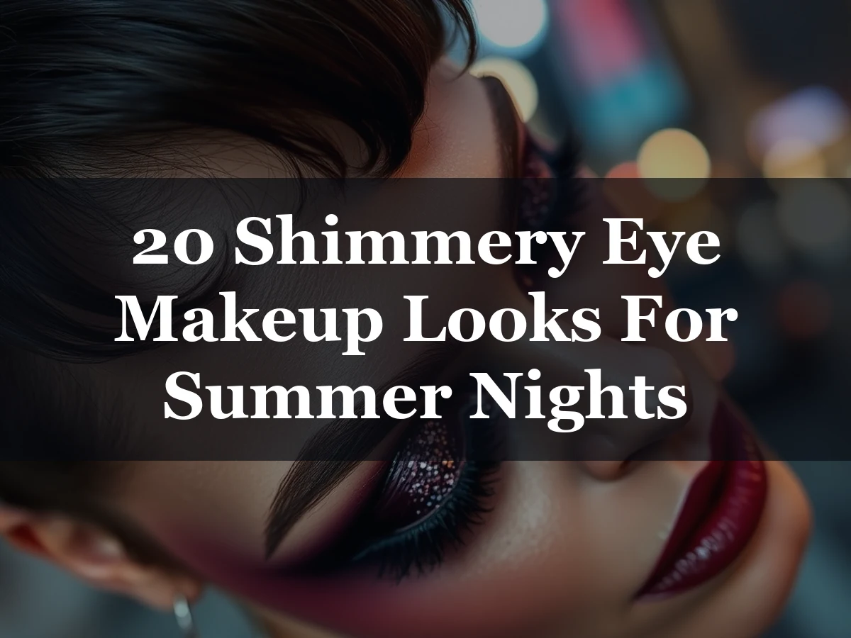 20 Shimmery Eye Makeup Looks For Summer Nights - 20 Shimmery Eye Makeup Looks for Summer Nights