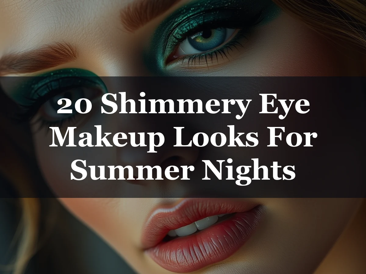 20 Shimmery Eye Makeup Looks For Summer Nights - 20 Shimmery Eye Makeup Looks for Summer Nights