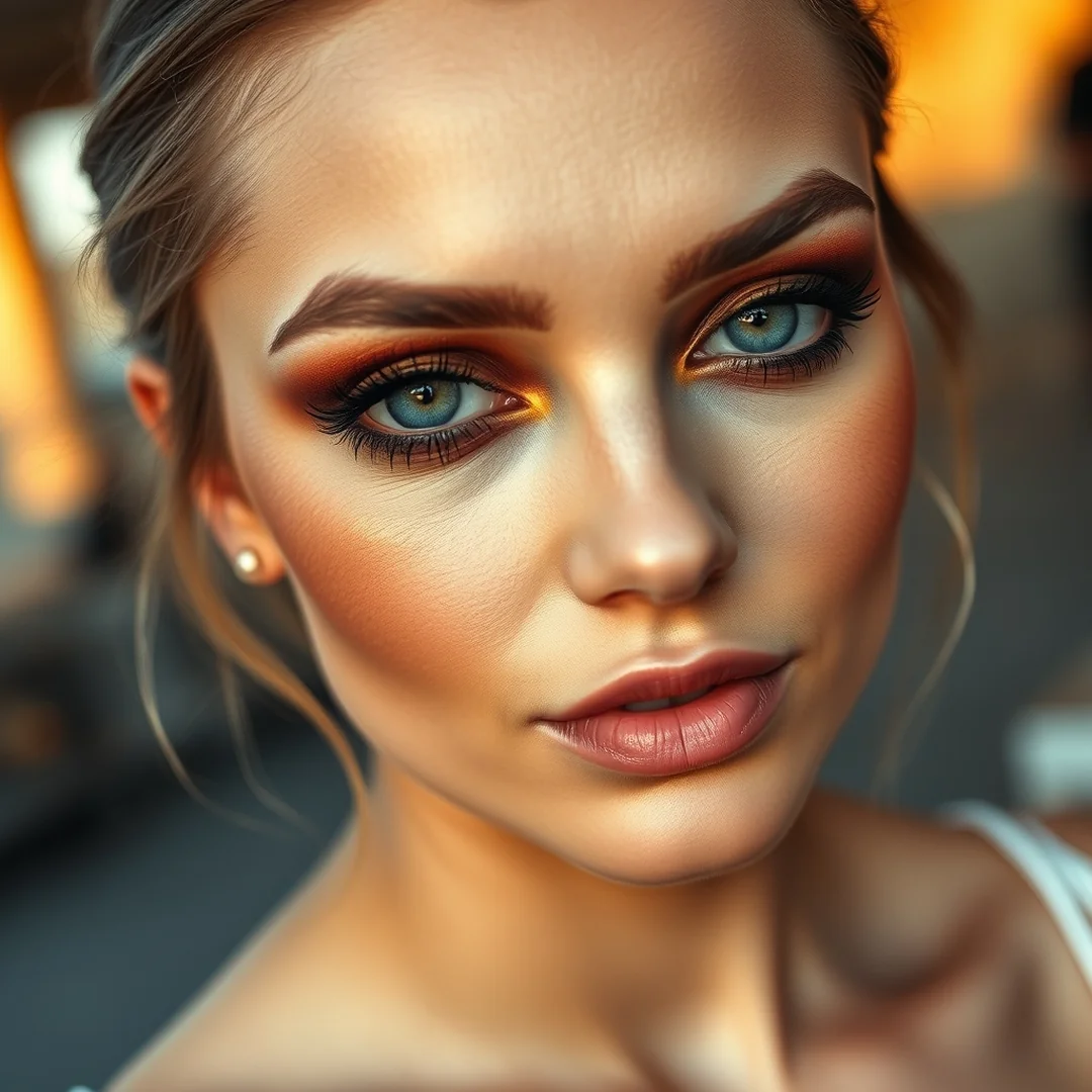 Bronze Smokey Eye - 20 Shimmery Eye Makeup Looks for Summer Nights