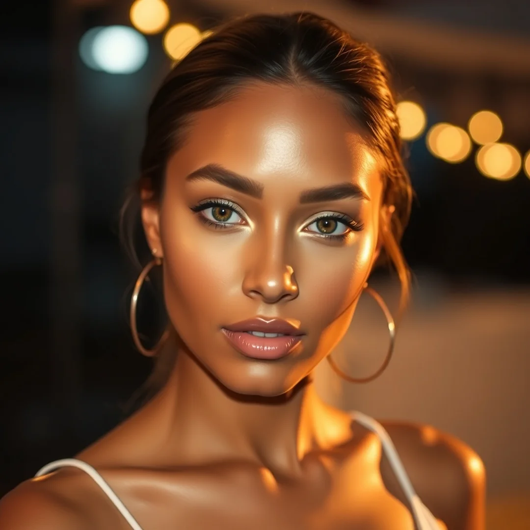 Champagne Gold Glow - 20 Shimmery Eye Makeup Looks for Summer Nights