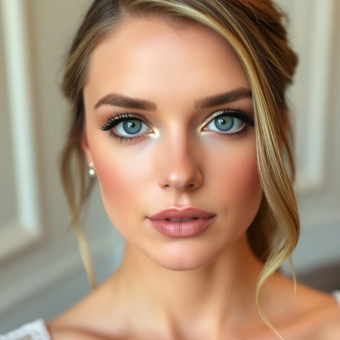 Champagne Inner Corner Pop - 20 Shimmery Eye Makeup Looks for Summer Nights