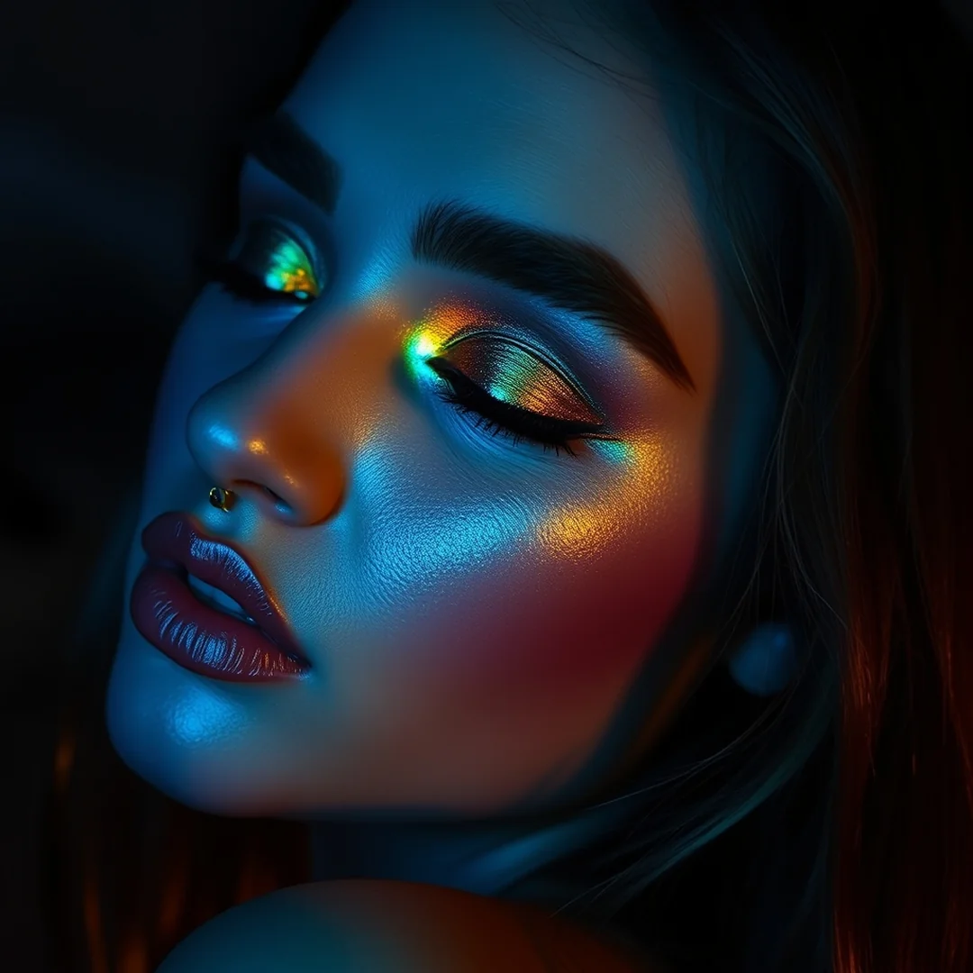 Duochrome Iridescent Lids - 20 Shimmery Eye Makeup Looks for Summer Nights