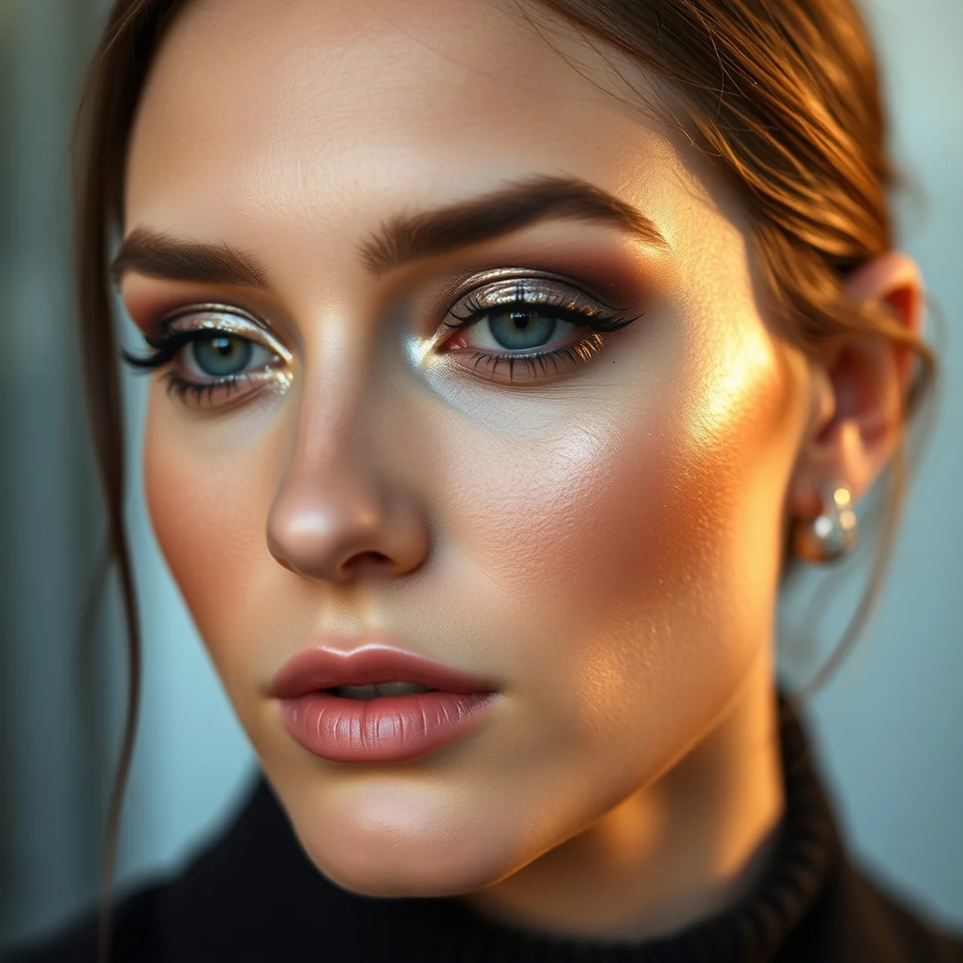 Metallic Taupe Wash - 20 Shimmery Eye Makeup Looks for Summer Nights
