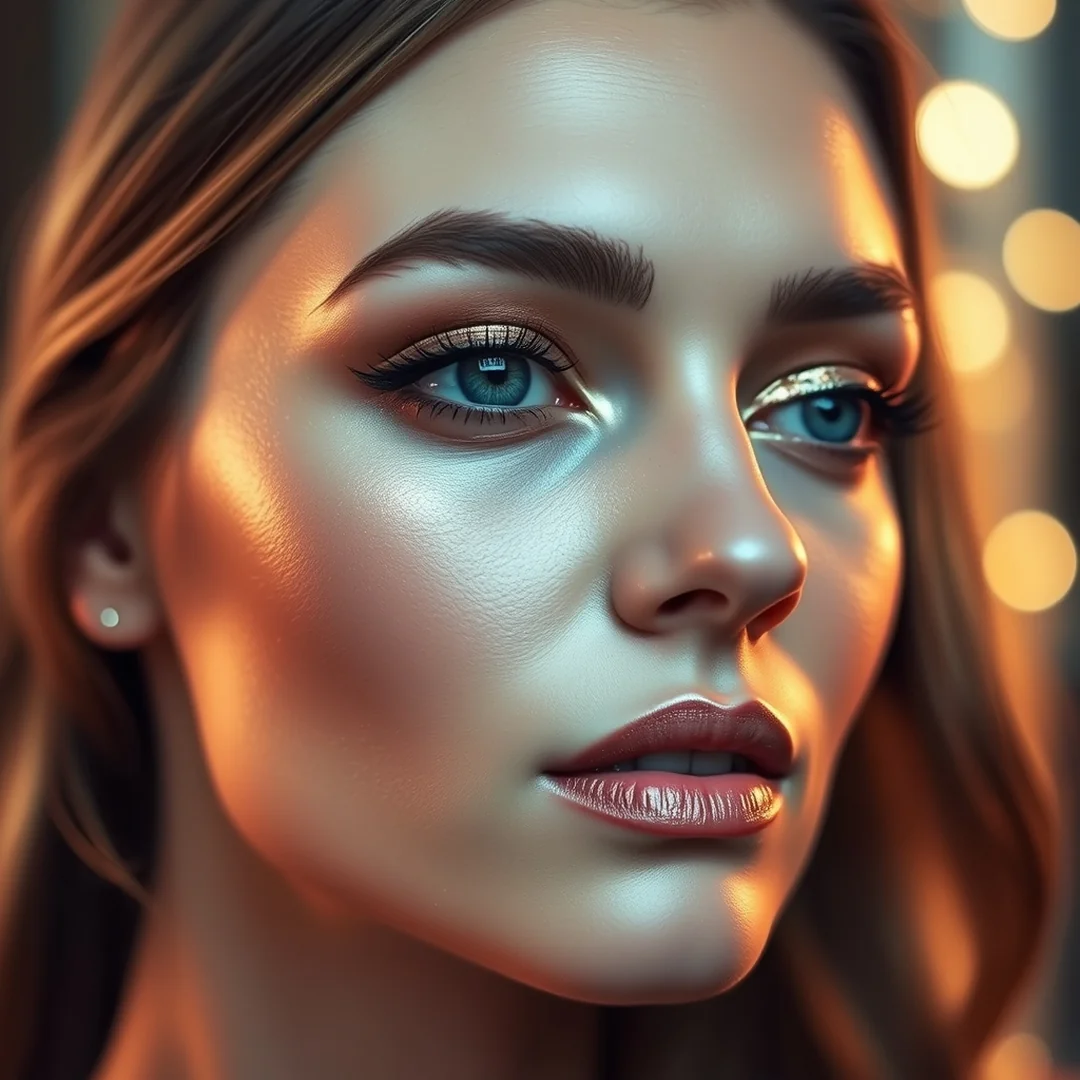 Rose Gold Shimmer - 20 Shimmery Eye Makeup Looks for Summer Nights