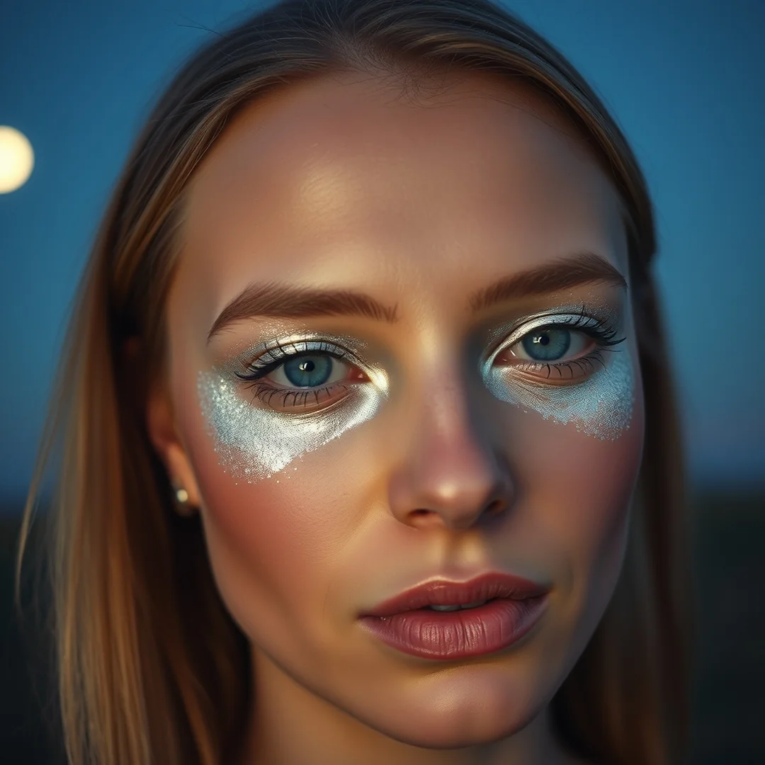 Silver Foil Accents - 20 Shimmery Eye Makeup Looks for Summer Nights