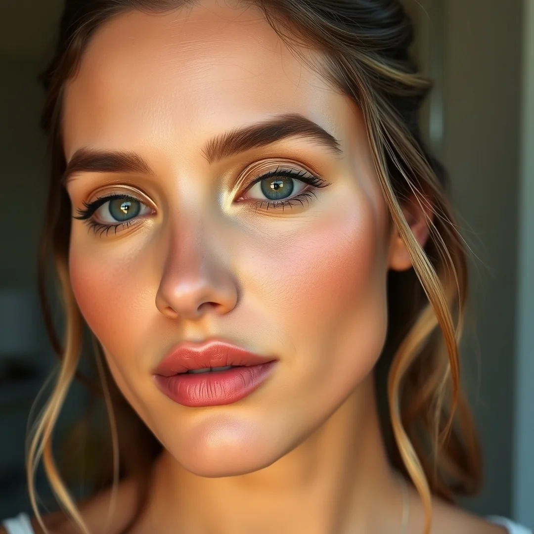 Subtle Champagne Wash - 20 Shimmery Eye Makeup Looks for Summer Nights