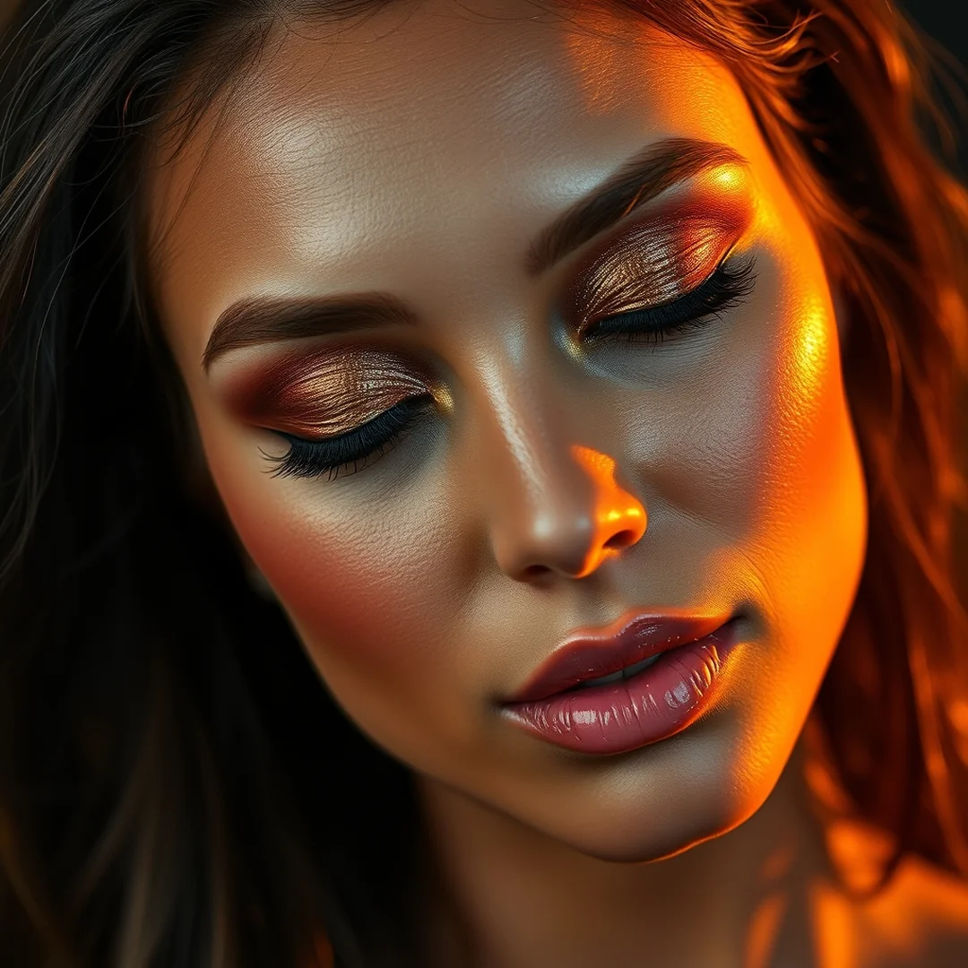 Sun Kissed Bronze - 20 Shimmery Eye Makeup Looks for Summer Nights