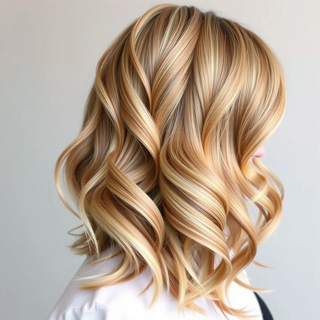 Caramel Ribbon Highlights - 20 Sun-Kissed Hair Color Ideas for Summer 2026