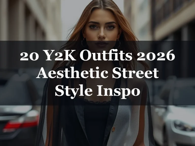 20 Y2K Outfits 2026 Aesthetic Street Style Inspo - 20 Y2K Outfits 2026 Aesthetic Street Style Inspo